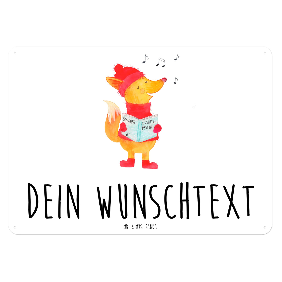 Personalisiertes Blechschild Fuchs Sänger Metallschild Personalisiert, Personalisiertes Blechschild, Blechschild Mit Namen, Blechschild Personalisiert, Personalisiertes Schild, Blechschild Mit Wunschtext, Schild mit Namen, Personalisiertes Metallschild, Personalisierbares Blechschild, Metallschild Mit Namen, Schild mit eigenem Text, Schild personalisiert, Metallschild Mit Wunschtext, Weihnachten, Winter, Weihnachtsdeko, Nikolaus, Advent, Heiligabend, Wintermotiv, Geschenk Sänger, Fuchs, Füchse, Sänger, Singen, Weihnachtslieder