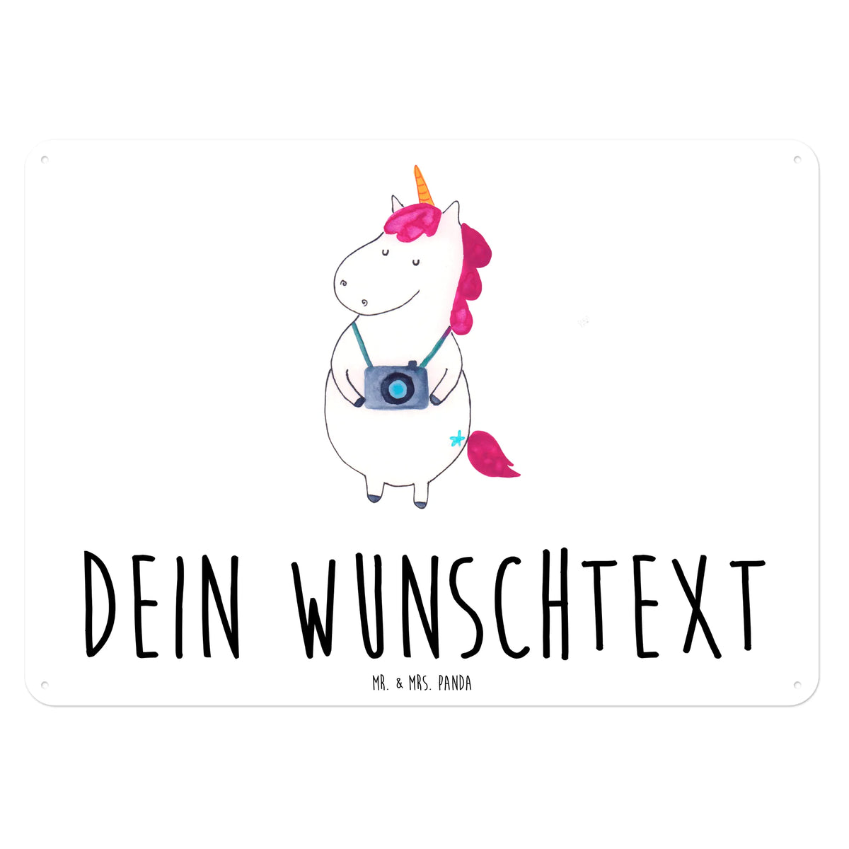 Personalized metal sign unicorn photographer Holiday, Photographer gift, Camera, Traveler gift, Photography, Photographer