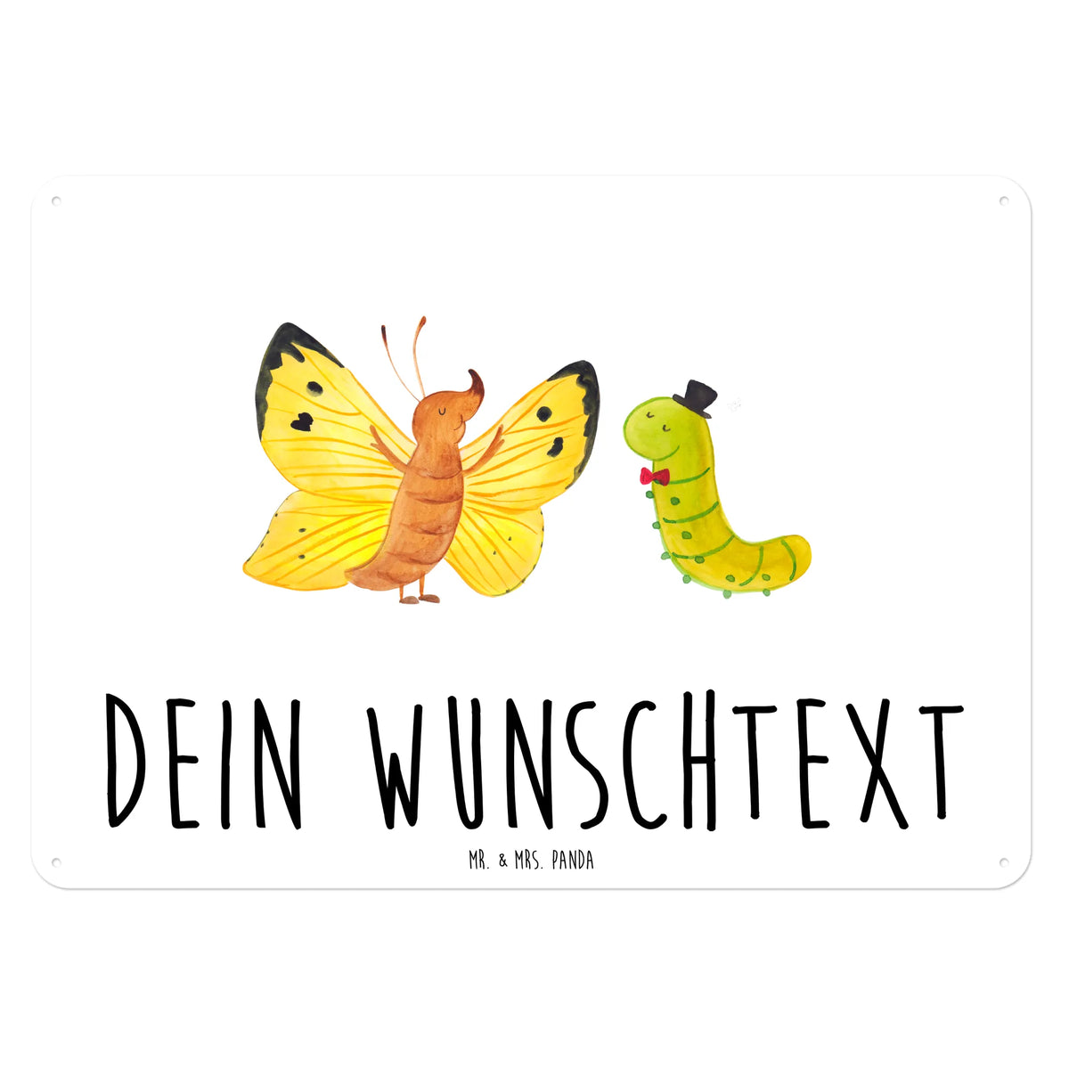 Personalisiertes Blechschild Raupe Schmetterling Metallschild Mit Wunschtext, Schild mit Namen, Personalisierbares Blechschild, Blechschild Mit Wunschtext, Personalisiertes Schild, Personalisiertes Metallschild, Metallschild Personalisiert, Blechschild Personalisiert, Personalisiertes Blechschild, Schild mit eigenem Text, Blechschild Mit Namen, Metallschild Mit Namen, Schild personalisiert, Lustige Sprüche, Tiere, Tiermotive, Gute Laune, Hütchen, Zitronenfalter, Erwachsen Werden, Entwicklung, Raupe, Kokon, Schmetterling, Aufwachsen, Hut, Schönheit