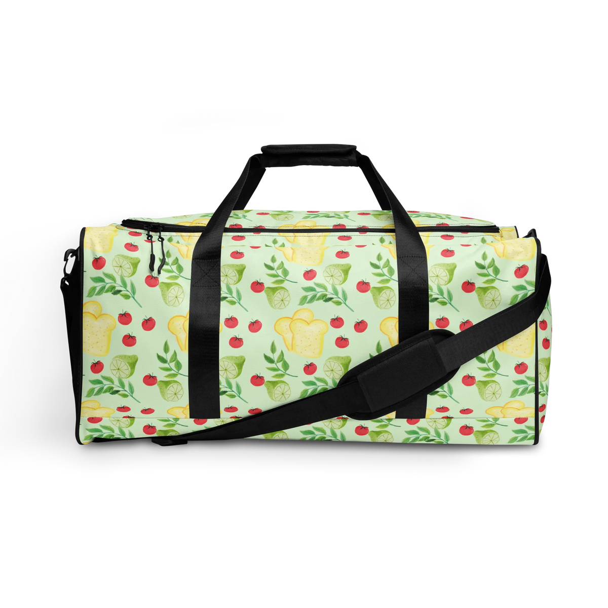 Reisetasche Küchenmagie Design Sport-Bag, Sporttasche, Große Reisetasche, Weekender Damen, Weekender, Herren Reisetasche, Reisetasche Herren, Wochenendtasche, Reisetasche groß, Travel-Bag, Reisetasche Damen, Gepäcktasche, Trainingstasche, Tragetasche, Gymtasche, Handgepäck Reisetasche, Sporttasche Damen, Duffel Bag, Damen Reisetasche, Handgepäcktasche, Sport-Reisetasche, Duffelbag, Sporttasche Herren, Reisetasche Handgepäck, Große Sporttasche, Weekender-Tasche, Reisetasche, Duffle-Bag, Kräuter, Kochen, Toastbrot, Küchenmuster, Küchenliebe, Muster, Limette, Tomaten, Küche, Aquarell