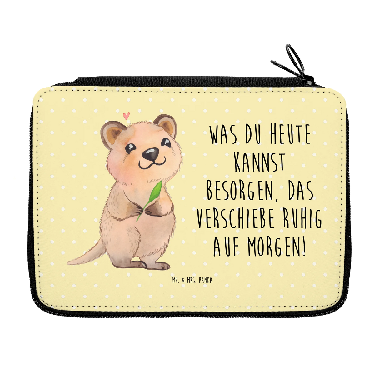 Federmappe Quokka Happy Zeichenetui, Federpenal, Stifteetui, Kinder Federmappe, Schulmäppchen, Buntstiftmäppchen, Stifte Etui, Schreibetui, Buntstiftetui, Federmappe, schulmäppchen set, Stiftetasche, Bleistiftetui, Stiftemappe, Schuletui, Federmappe Set, Bleistift Etui, Etui für Stifte, Schlampermäppchen, Mäppchen, Schreibmappe, Stiftebeutel, Federmäppchen, Schüleretui, Etui, Schlamper, Malmappe, Farbstiftetui, reiseetui, Federtasche, Lustige Sprüche, Tiere, Tiermotive, Gute Laune, Dinge Erledigen, Lustiger Spruch, Verschieben, Aufschieberitis, Niedliches Tier, Quokka