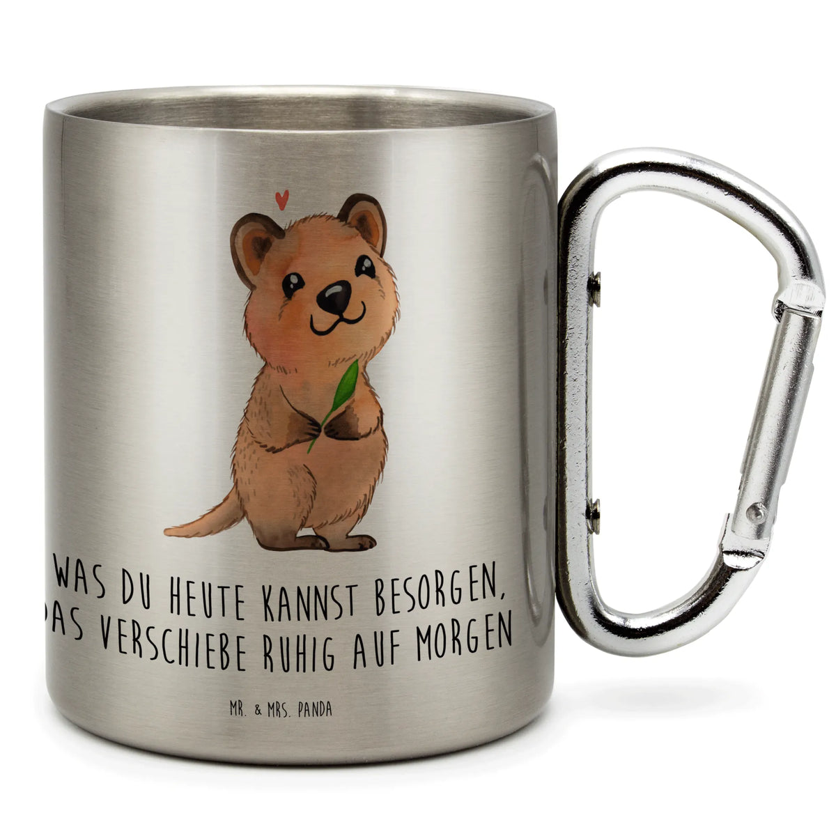 Edelstahlbecher Quokka Happy Kaffeebecher Edelstahl, Campingbecher, wandertasse, Teetasse, spruchbecher, Edelstahl Trinkbecher, Trinkbecher Edelstahl, Becher Aus Edelstahl, Edelstahltasse, Metallbecher, Edelstahl-Isolierbecher, Teebecher, Reisebecher, Karabiner Becher, Trinkbecher Metall, karabinerbecher, Edelstahlbecher, Thermobecher, Isolierbecher, Isolierbecher Edelstahl, Edelstahl-Thermobecher, thermotasse, Campingtasse, edelstahl reisebecher, motivbecher, Thermobecher Edelstahl, karabiner tasse, wanderbecher, isoliertasse, Lustige Sprüche, Tiere, Tiermotive, Gute Laune, Niedliches Tier, Dinge Erledigen, Quokka, Verschieben, Aufschieberitis, Lustiger Spruch