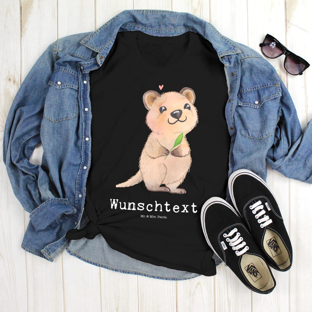 Personalised T-Shirt Quokka Happy T-Shirt Personalisiert, T-Shirt mit Namen, T-Shirt mit Aufruck, Tiere, Tiermotive, Lustige Sprüche, Gute Laune, Niedliches Tier, Lustiger Spruch, Quokka, Verschieben, Aufschieberitis, Dinge Erledigen