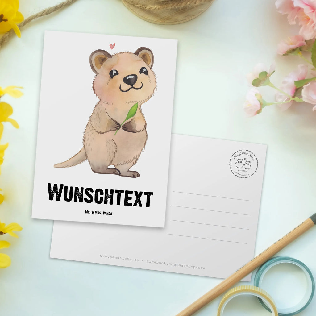 Personalised postcard Quokka Happy Postkarte Bedrucken, Grußkarte mit Wunschtext, Postkarte mit Wunschtext, Grußkarte mit Namen, Ansichtskarte mit Wunschtext, Karte mit Wunschtext, Einladung mit Wunschtext, Postkarte Personalisierbar, Ansichtskarte mit Namen, Geschenkkarte mit Namen, Geschenkkarte mit Wunschtext, Karte mit Namen, Postkarte mit Namen, Einladung mit Namen, Tiere, Tiermotive, Gute Laune, Lustige Sprüche, Niedliches Tier, Verschieben, Dinge Erledigen, Aufschieberitis, Quokka, Lustiger Spruch