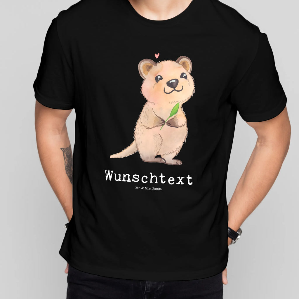 Personalised T-Shirt Quokka Happy T-Shirt Personalisiert, T-Shirt mit Namen, T-Shirt mit Aufruck, Tiere, Tiermotive, Lustige Sprüche, Gute Laune, Niedliches Tier, Lustiger Spruch, Quokka, Verschieben, Aufschieberitis, Dinge Erledigen