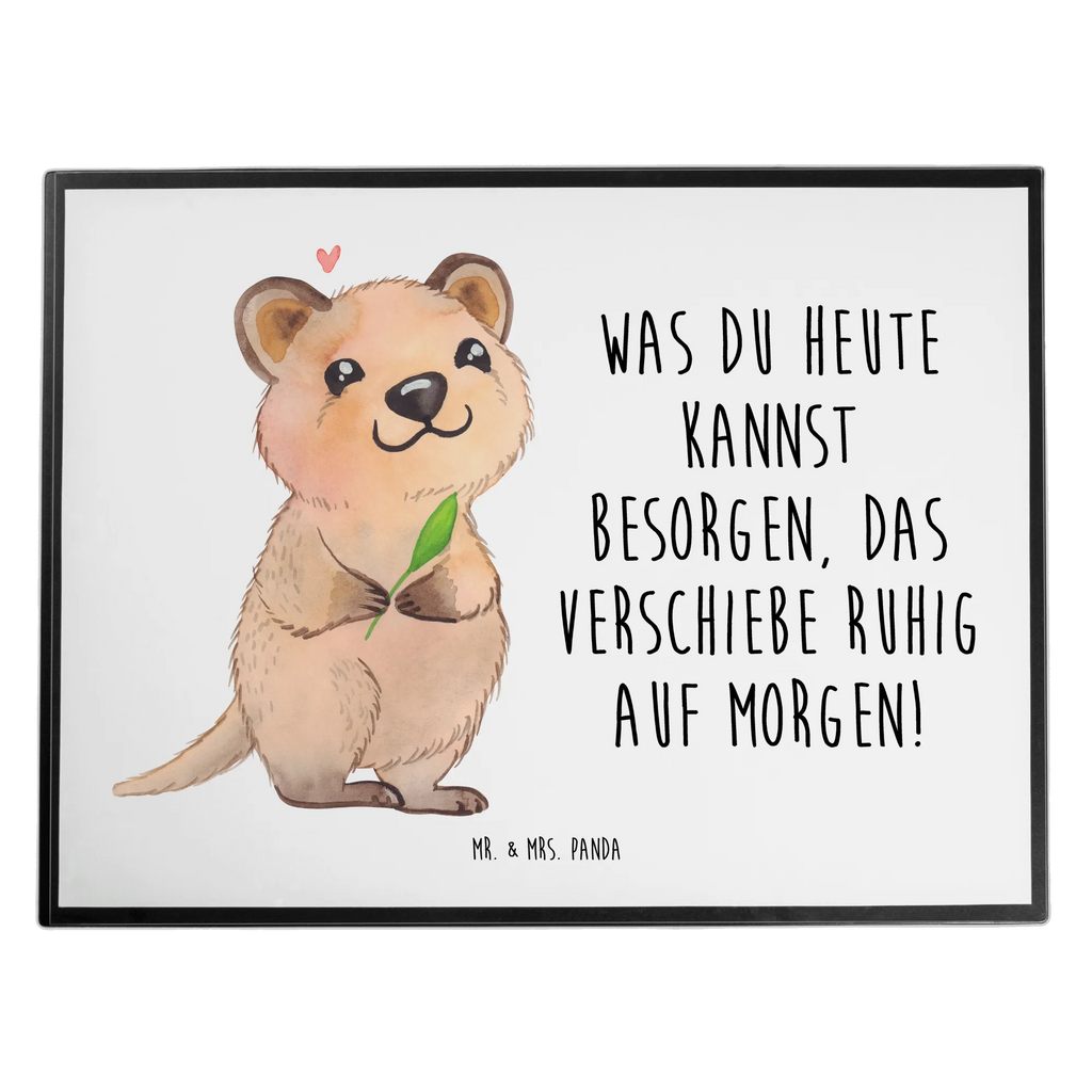 Schreibtischunterlage Quokka Happy Bürobedarf, Schreibtisch Unterlagen, Schreibtischunterlage Groß, Schreibtischauflage, Büroartikel, Schreibwaren, Schreibunterlage, Tiermotive, Gute Laune, lustige Sprüche, Tiere, Niedliches Tier, Dinge erledigen, Verschieben, Aufschieberitis, Lustiger Spruch, Quokka