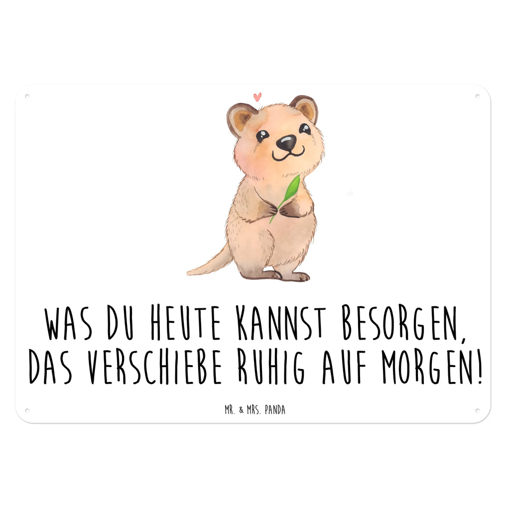 Tin sign Quokka Happy Blechschild Küche, Türschild Metall, Blechschild Groß, Blechschild Zum Aufhängen, Dekoschild Metall, Blechschild Für Frauen, Blechschild Für Männer, Wandschild Metall, Blechschild Büro, Blechschild, Tiere, Gute Laune, Tiermotive, Lustige Sprüche, Niedliches Tier, Verschieben, Lustiger Spruch, Aufschieberitis, Dinge Erledigen, Quokka