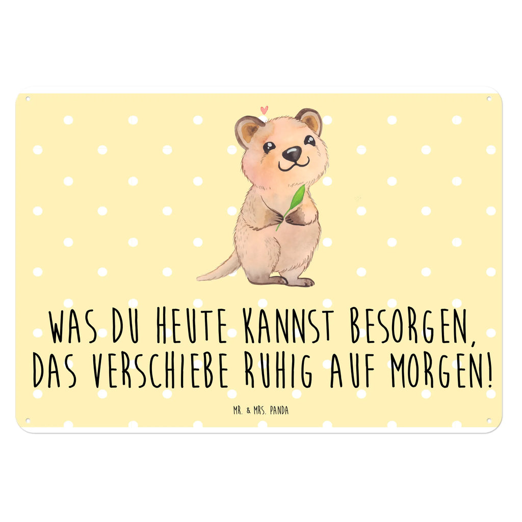 Tin sign Quokka Happy Blechschild Küche, Türschild Metall, Blechschild Groß, Blechschild Zum Aufhängen, Dekoschild Metall, Blechschild Für Frauen, Blechschild Für Männer, Wandschild Metall, Blechschild Büro, Blechschild, Tiere, Gute Laune, Tiermotive, Lustige Sprüche, Niedliches Tier, Verschieben, Lustiger Spruch, Aufschieberitis, Dinge Erledigen, Quokka