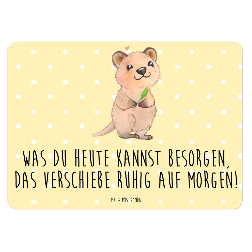 Tin sign Quokka Happy Blechschild Küche, Türschild Metall, Blechschild Groß, Blechschild Zum Aufhängen, Dekoschild Metall, Blechschild Für Frauen, Blechschild Für Männer, Wandschild Metall, Blechschild Büro, Blechschild, Tiere, Gute Laune, Tiermotive, Lustige Sprüche, Niedliches Tier, Verschieben, Lustiger Spruch, Aufschieberitis, Dinge Erledigen, Quokka