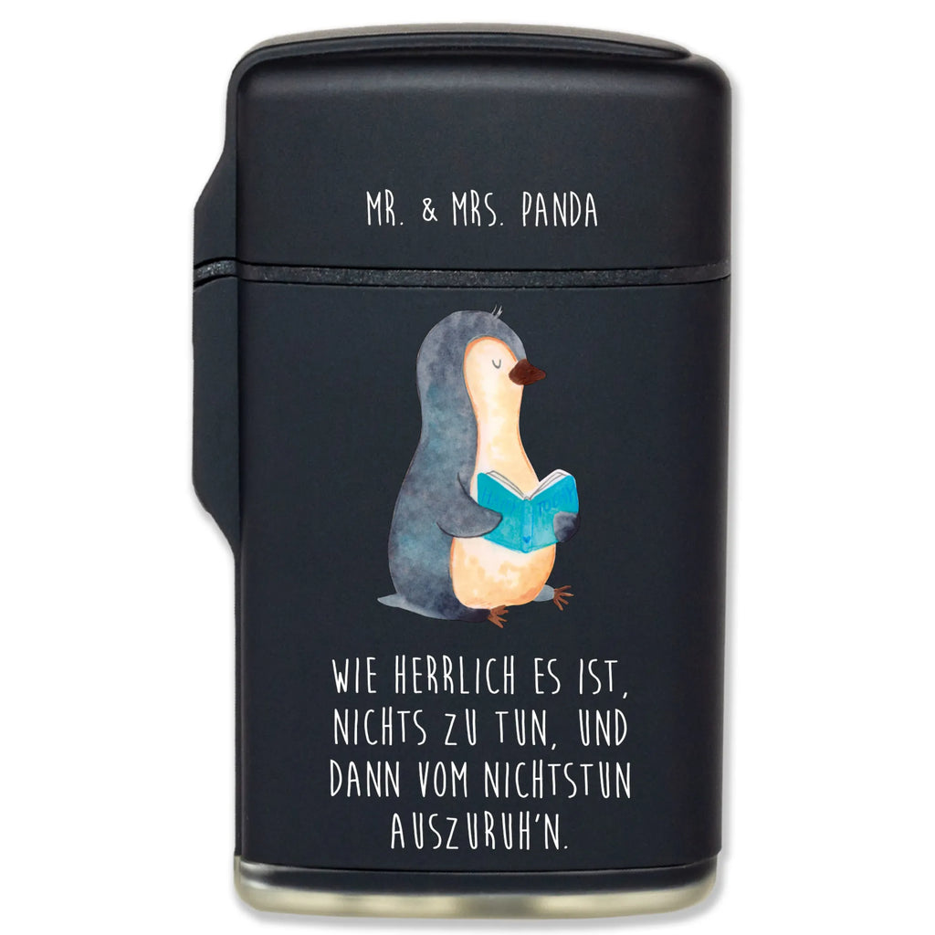 Lighter Penguin A book gas anzünder, sturmfeuerzeuge, Gasfeuerzeug, anzünder, sturmfeuerzeug, Feuerzeuge, Feuerzeug, gasfeuerzeuge, zündgerät, zigarettenanzünder, Pinguin, Freizeit, Nichtstun, Faulenzen, Lesen, Urlaub, Pinguine, Bücherwurm, Ferien, Buch