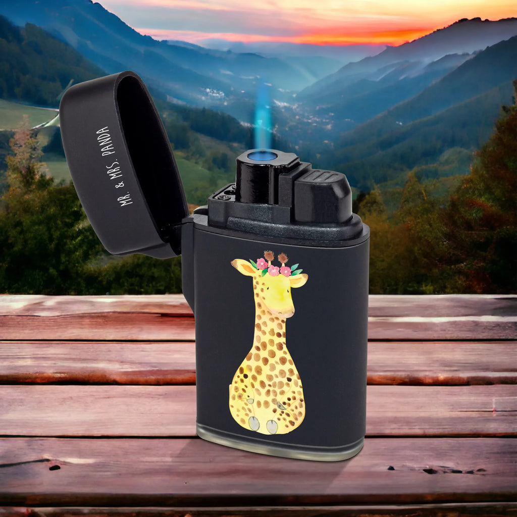 Lighter giraffe flower wreath anzünder, zündgerät, Gasfeuerzeug, gasfeuerzeuge, gas anzünder, Feuerzeug, sturmfeuerzeug, zigarettenanzünder, sturmfeuerzeuge, Feuerzeuge, Afrika, Wildtiere, Blumenkranz, Selbstliebe, Abenteurer, Freundin, Giraffe