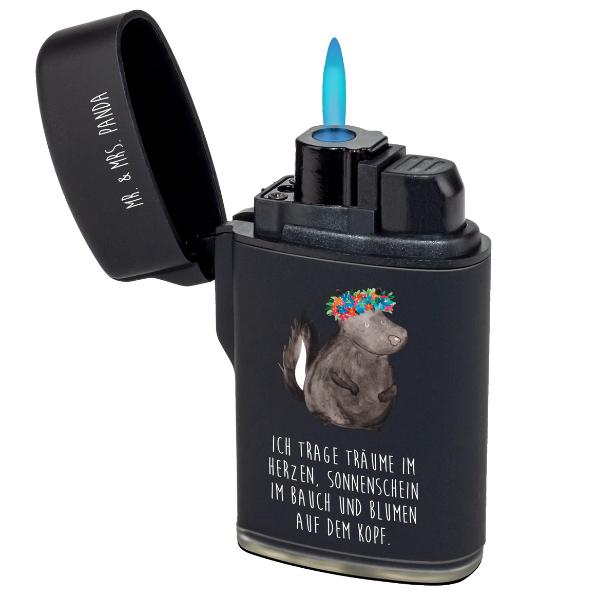 Lighter skunk Girl anzünder, Gasfeuerzeug, Feuerzeug, Zünder, zigarettenanzünder, sturmfeuerzeuge, zündgerät, gasfeuerzeuge, gas anzünder, sturmfeuerzeug, Feuerzeuge, Stinktier, Skunk, Namaste, Stinki, Stinker, Raubtier, Wildtier, Yoga