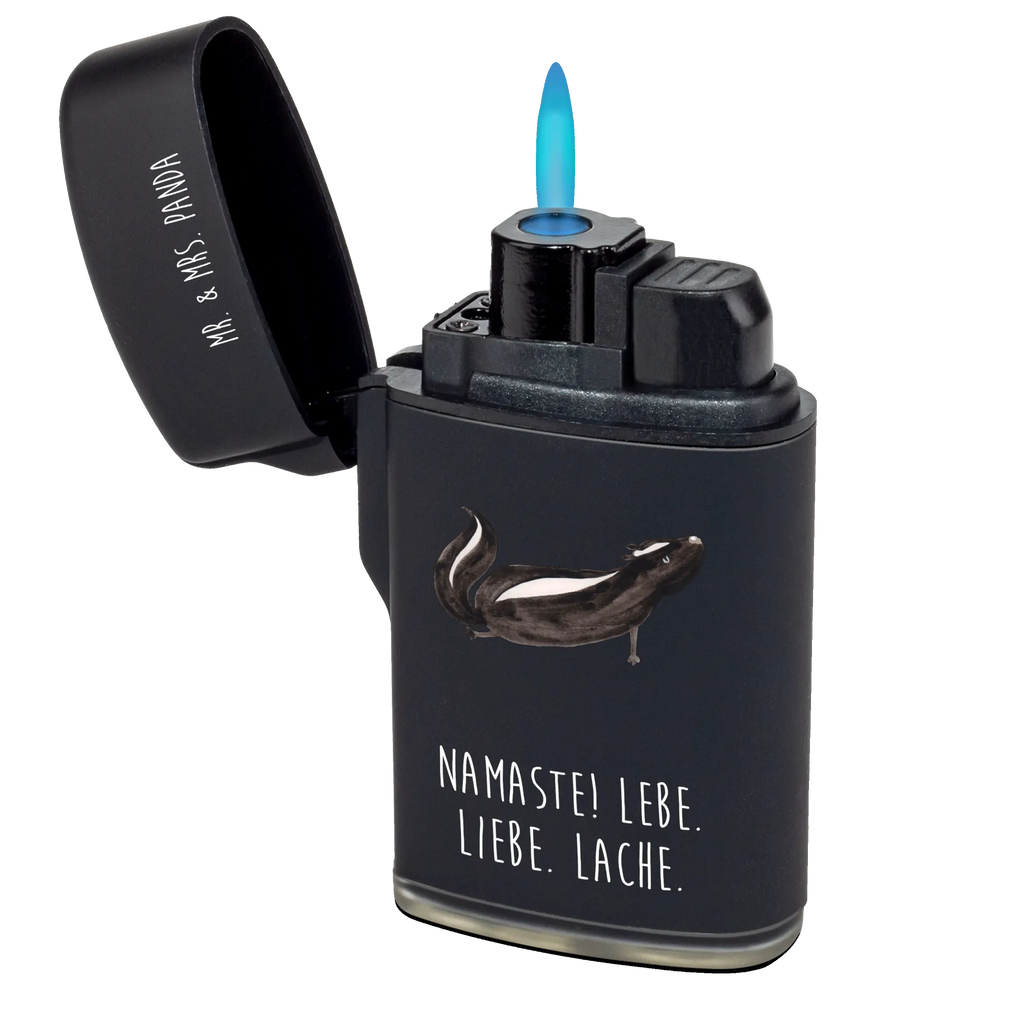 Feuerzeug Stinktier Yoga sturmfeuerzeuge, gasfeuerzeuge, Gasfeuerzeug, zigarettenanzünder, Feuerzeuge, gas anzünder, sturmfeuerzeug, zündgerät, anzünder, Feuerzeug, Stinktier, Skunk, Stinker, Namaste, Lebe, Raubtier, Lache, Yoga, Wildtier, Stinki, Liebe