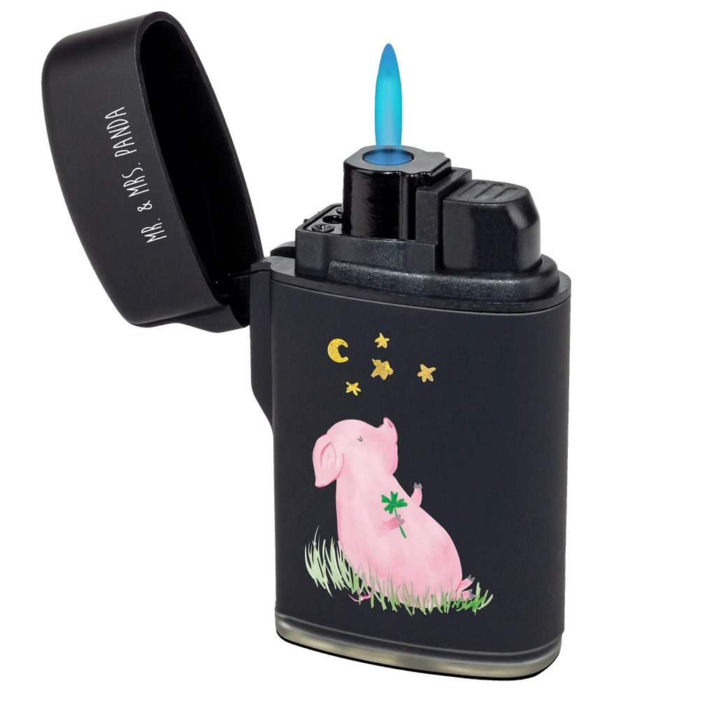 Lighter Pig Luck Feuerzeug, Feuerzeuge, Sturmfeuerzeug, Gasfeuerzeug, Luxus Feuerzeug, Sturmfeuerzeug nachfüllbar, Tiermotive, Gute Laune, lustige Sprüche, Tiere, Glücksschwein. Glück, Schwein, Schweinchen, Sterne, Sernchen, Ziele, Träume, Motivation, Glücksbringer