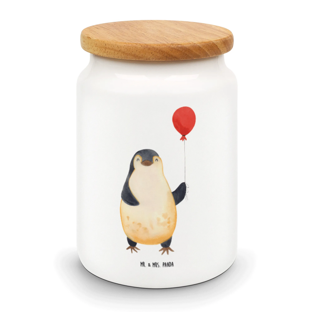 Storage jar Penguin balloon storage jar, pantry storage, snack jar, kitchen canister, canister, airtight container, preservative jar, ceramic jar, food storage container, kitchen storage solutions, cookie jar, treat jar, bulk food storage, Penguin, North Pole, Winter, Penguins, best friend, new life, motivation, love of life, new start, gift idea, balloon, gift girlfriend, love, penguins, daydreams, happiness