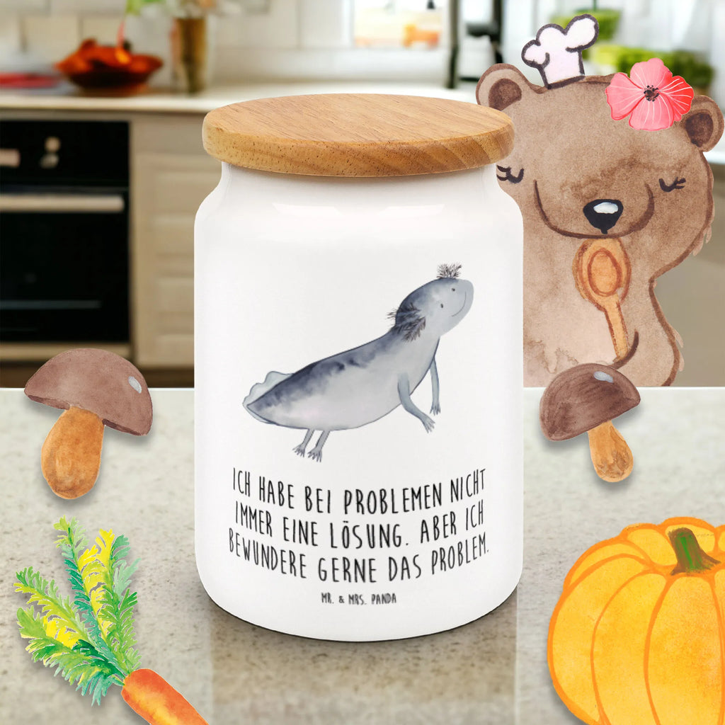 Pojemnik na żywność ajolotl pływanie Axolotl, Molch