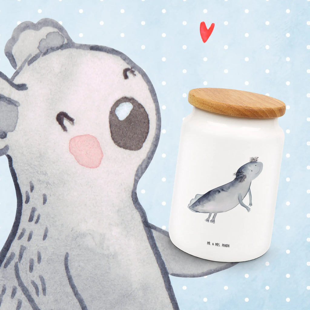 Pojemnik na żywność ajolotl pływanie Axolotl, Molch