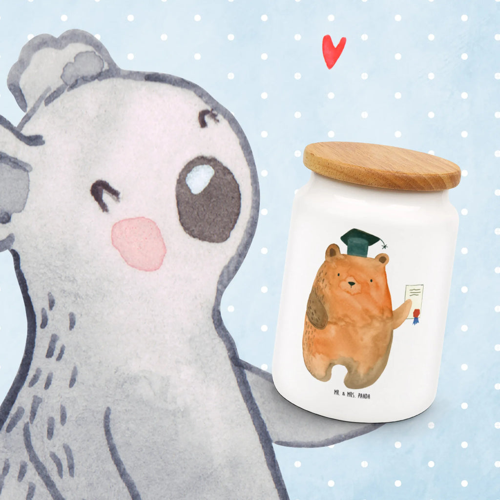 Storage jar bear Test Frischhaltedose, Keksdose, keksdosen, müslidose, leckerlidosen, gebäckdose, Aufbewahrungsdose Mit Deckel, Vorratsdose Mit Deckel, tee behälter, aufbewahrungsbehälter, Aufbewahrungsdosen, keramikdose, leckerlidose, Vorratsdose, Lebensmittelbehälter, bonbondose, Kaffeedose, Vorratsglas, Frischhaltedose Mit Deckel, Aufbewahrungsdose, Frischhaltedosen, Vorratsbehälter, zuckerdose, Vorratsdosen, Dose, Teedose, Teddy, Bär, Teddybär, Zeugnis, Prüfungen, Prüfung Bestanden, Abschlusszeugnis, Abschluss, Abitur