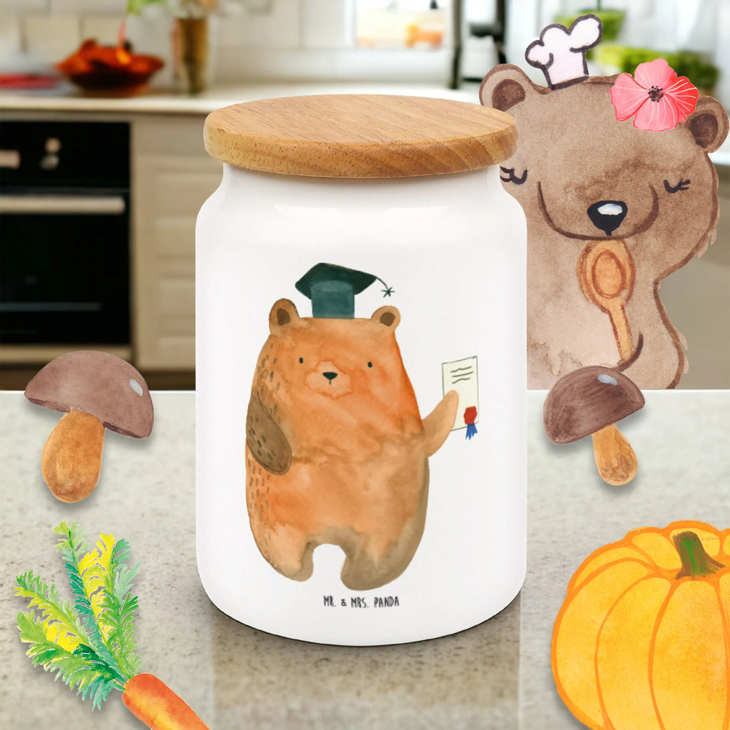 Storage jar bear Test Frischhaltedose, Keksdose, keksdosen, müslidose, leckerlidosen, gebäckdose, Aufbewahrungsdose Mit Deckel, Vorratsdose Mit Deckel, tee behälter, aufbewahrungsbehälter, Aufbewahrungsdosen, keramikdose, leckerlidose, Vorratsdose, Lebensmittelbehälter, bonbondose, Kaffeedose, Vorratsglas, Frischhaltedose Mit Deckel, Aufbewahrungsdose, Frischhaltedosen, Vorratsbehälter, zuckerdose, Vorratsdosen, Dose, Teedose, Teddy, Bär, Teddybär, Zeugnis, Prüfungen, Prüfung Bestanden, Abschlusszeugnis, Abschluss, Abitur