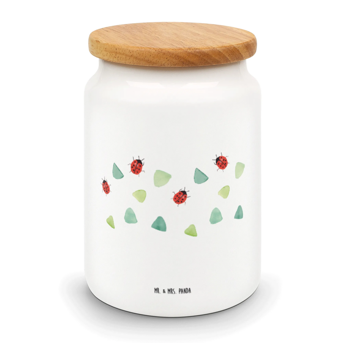 Vorratsdose Marienkäfer Design aufbewahrungsbehälter, Aufbewahrungsdose, Lebensmittelbehälter, Aromadose, leckerlidose, Snackdose, tee behälter, bonbondose, Vorratsbehälter, Frischhaltedose, Dose, Biskuitdose, gebäckdose, Keksdose, keramikdose, salzdose, müslidose, Kaffeedose, vorratsgefäß, vorratsbox, Vorratsdose, behälter, Teedose, zuckerdose, Niedlich, Grüne Punkte, Verspielt, Aquarell, Muster, Marienkäfer