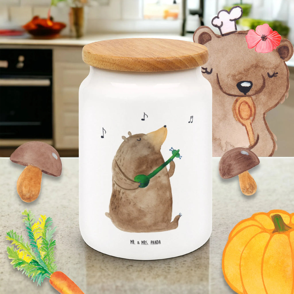 Pojemnik na żywność niedźwiedź Gitara Frischhaltedose Mit Deckel, Frischhaltedosen, Aufbewahrungsdose, Kaffeedose, leckerlidosen, Teedose, keramikdose, aufbewahrungsbehälter, tee behälter, Frischhaltedose, zuckerdose, leckerlidose, Vorratsglas, Vorratsbehälter, Keksdose, Aufbewahrungsdose Mit Deckel, keksdosen, gebäckdose, Aufbewahrungsdosen, Vorratsdose, müslidose, Vorratsdose Mit Deckel, Dose, Lebensmittelbehälter, Vorratsdosen, bonbondose, Teddy, Bär, Teddybär
