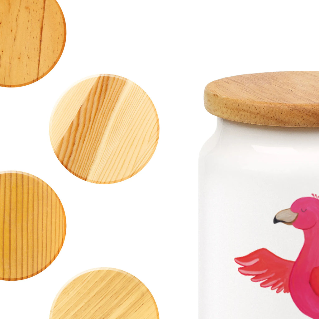 Storage jar flamingo yoga pantry storage, kitchen canister, kitchen storage solutions, canister, preservative jar, bulk food storage, food storage container, cookie jar, storage jar, snack jar, airtight container, treat jar, ceramic jar, Flamingo, pink, pink bird, bird of paradise, red, flamingo decoration, gift pink, gifts, gift idea, children, adults, girls, flamingo fans, summer, vacation, sea, unusual gifts in pink, pink gifts, girls gifts, small gifts, Caribbean feeling, funny sayings, yoga exercise, agitation, mindfulness, namaste, bird, anger, relaxation, deep relaxation, yoga