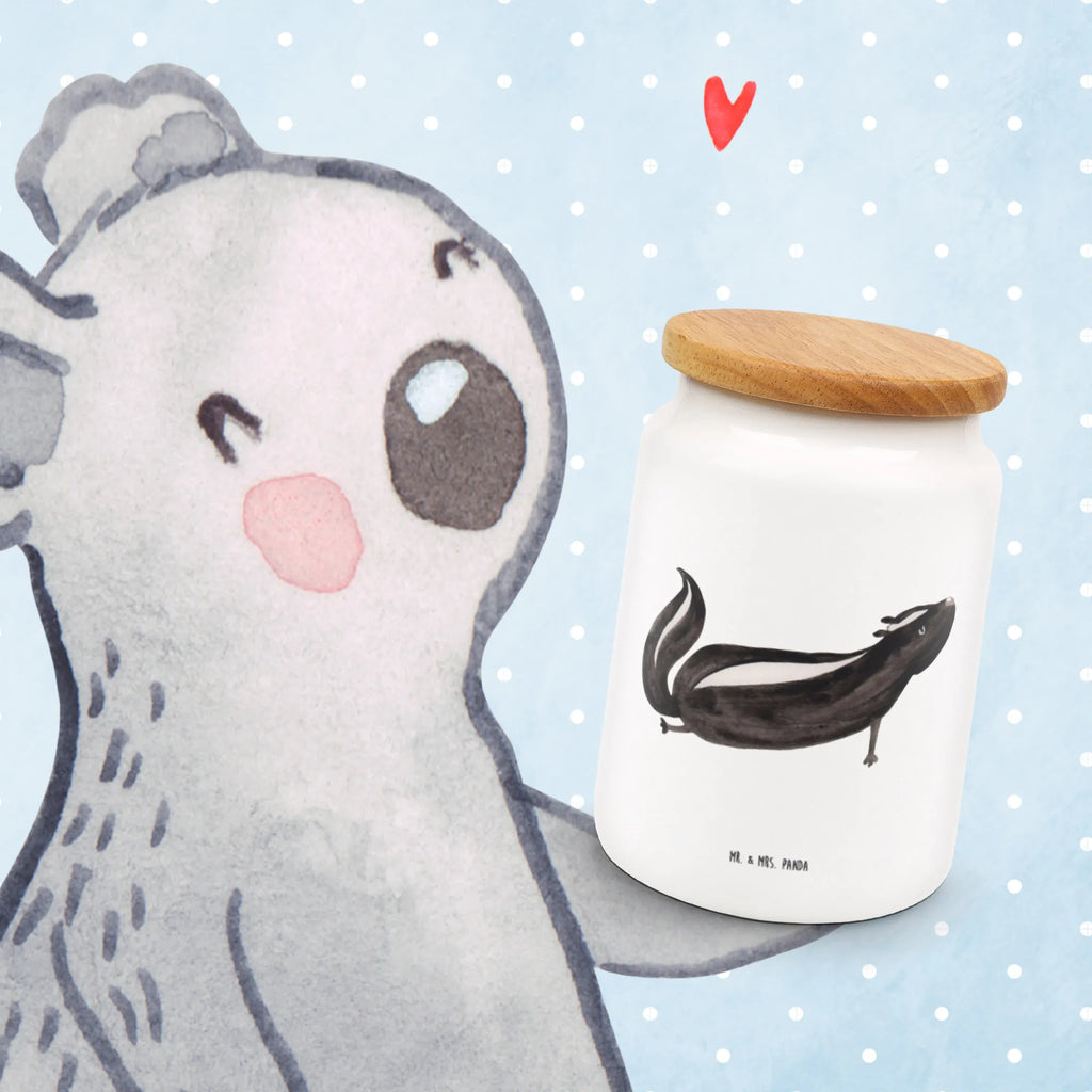 Vorratsdose Stinktier Yoga gebäckdose, müslidose, Vorratsdose Mit Deckel, Lebensmittelbehälter, bonbondose, Vorratsdose, Aufbewahrungsdosen, leckerlidose, Frischhaltedose Mit Deckel, Kaffeedose, Frischhaltedosen, Vorratsglas, aufbewahrungsbehälter, tee behälter, Vorratsdosen, Teedose, zuckerdose, keksdosen, Frischhaltedose, leckerlidosen, keramikdose, Vorratsbehälter, Aufbewahrungsdose, Aufbewahrungsdose Mit Deckel, Keksdose, Dose, Stinktier, Skunk, Stinki, Yoga, Lache, Raubtier, Stinker, Wildtier, Namaste, Lebe, Liebe