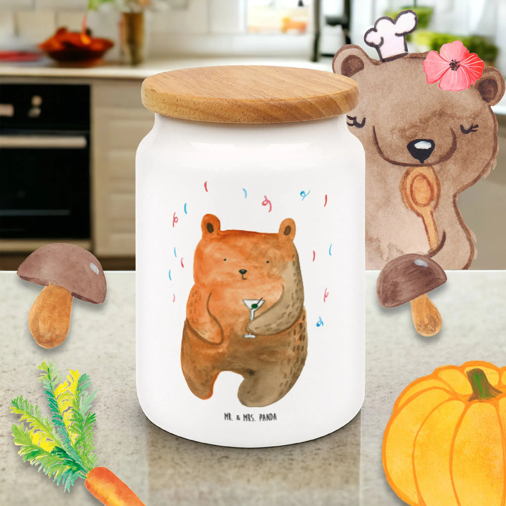 Vorratsdose Bär Party Lebensmittelbehälter, Vorratsdose Mit Deckel, Teedose, tee behälter, zuckerdose, Vorratsbehälter, leckerlidose, Vorratsdosen, leckerlidosen, Frischhaltedose Mit Deckel, gebäckdose, Dose, Frischhaltedosen, Vorratsdose, Vorratsglas, keksdosen, Aufbewahrungsdose Mit Deckel, keramikdose, Frischhaltedose, müslidose, Kaffeedose, Aufbewahrungsdose, bonbondose, Aufbewahrungsdosen, aufbewahrungsbehälter, Keksdose, Teddy, Bär, Teddybär, Abfeiern, Lustig, Party, Feiern, Mitbringsel, Gute Laune, Geschenk, Geburtstag, Geburtstagsgeschenk