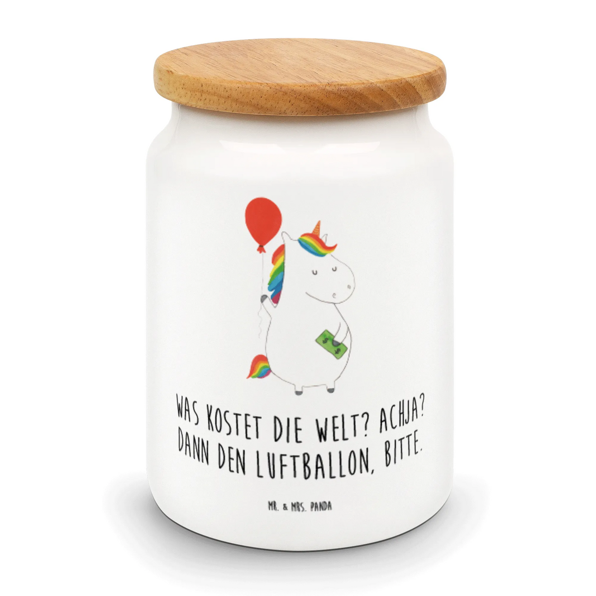Storage jar unicorn balloon girlfriend, gift, balloon, lifelong, money, saying, fun, joy