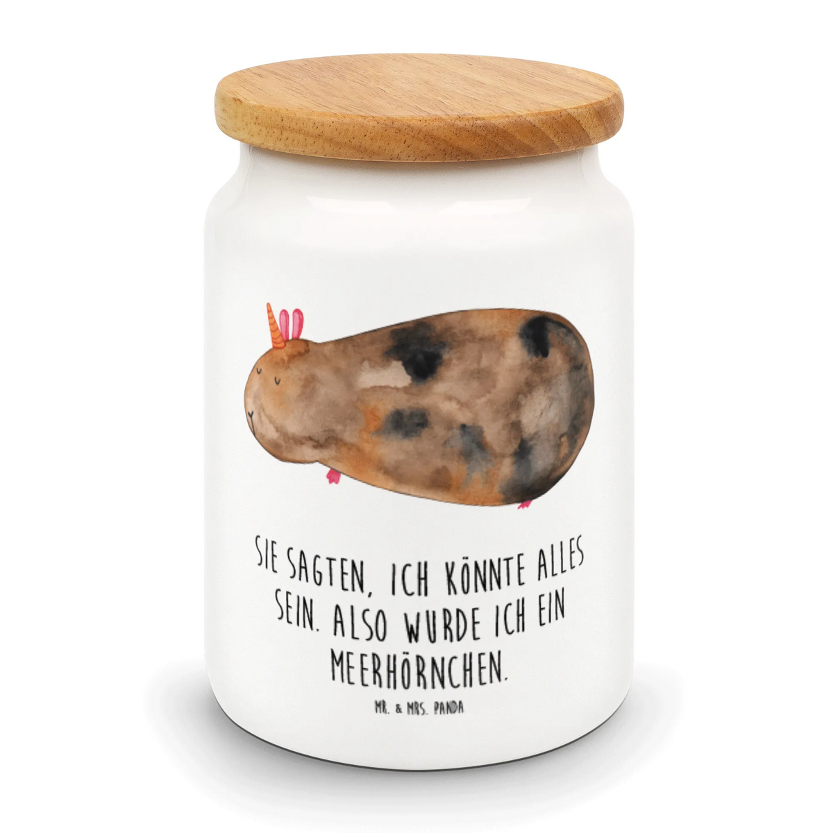 Storage jar unicorn Guinea pig Vorratsbehälter, Teedose, zuckerdose, vorratsbox, aufbewahrungsbehälter, behälter, Vorratsdose, Kaffeedose, Lebensmittelbehälter, müslidose, vorratsgefäß, keramikdose, Frischhaltedose, Aromadose, bonbondose, leckerlidose, Aufbewahrungsdose, Dose, Keksdose, Biskuitdose, Snackdose, gebäckdose, tee behälter, salzdose, Unicorn, Einhorn, Einhörner, Einhorn Deko, Meerschweinchen, Meerhörnchen, Meerschwein, Meericorn