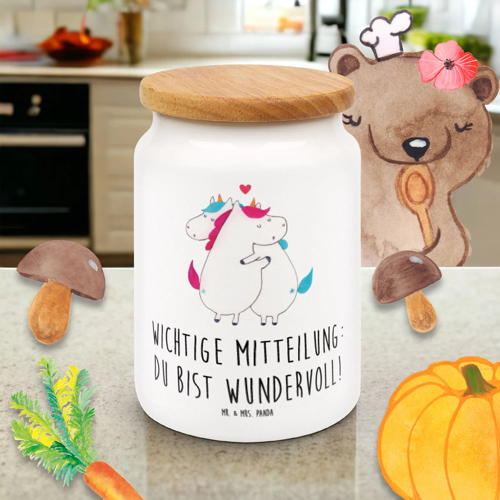 Storage jar unicorn communication storage jar, pantry storage, bulk food storage, snack jar, canister, treat jar, ceramic jar, food storage container, airtight container, kitchen canister, preservative jar, kitchen storage solutions, cookie jar, unicorn, unicorns, Unicorn, saying, love, witty, Thank you, gift, present, valentine's day, marriage, partner, valentine, funny