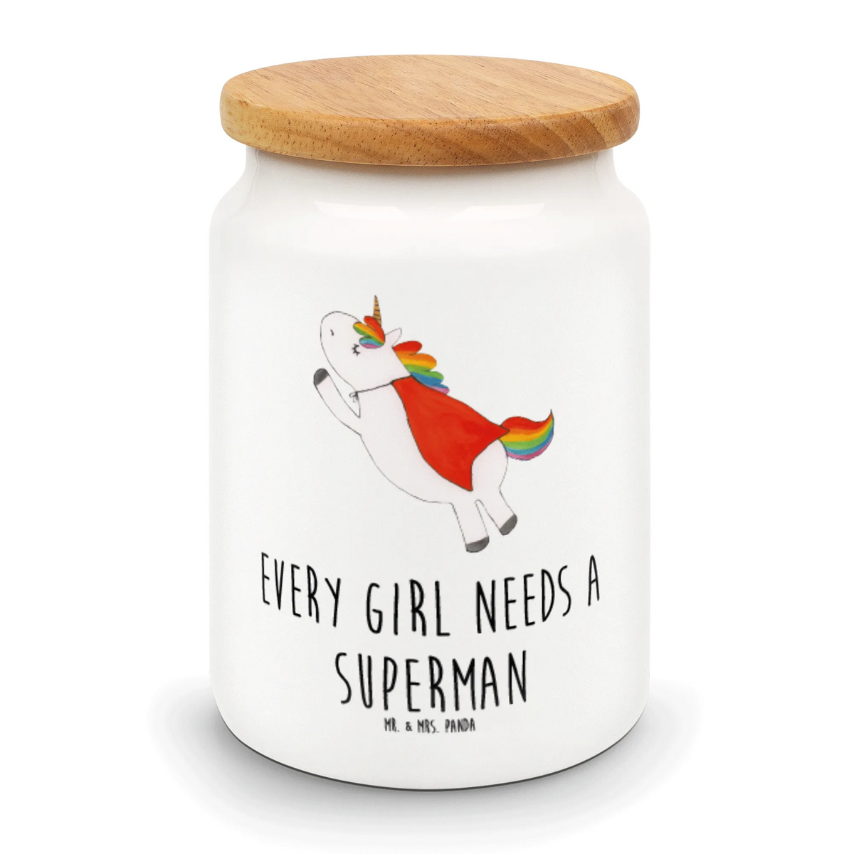 Storage jar unicorn Excellent Superhero, Girlfriend present, Girlfriend gift