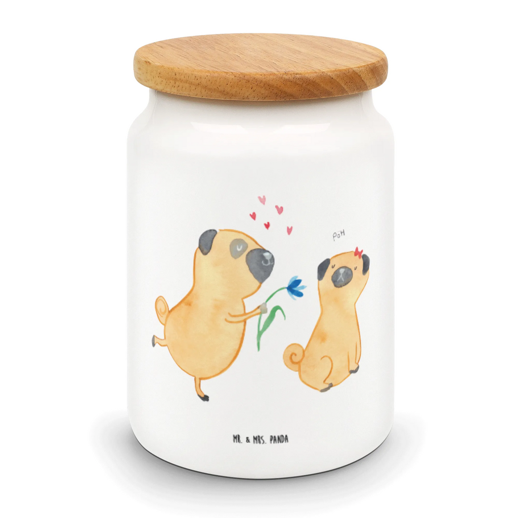 Storage jar pug In love müslidose, Dose, leckerlidosen, Aufbewahrungsdose Mit Deckel, Vorratsglas, keksdosen, Vorratsdose Mit Deckel, leckerlidose, Frischhaltedose Mit Deckel, Teedose, Frischhaltedose, Kaffeedose, Vorratsdose, Vorratsdosen, aufbewahrungsbehälter, bonbondose, Keksdose, Aufbewahrungsdose, Vorratsbehälter, Lebensmittelbehälter, keramikdose, zuckerdose, Frischhaltedosen, Aufbewahrungsdosen, gebäckdose, tee behälter, Sprüche, Hund, Hunderasse, Hundebesitzer, Hundemotiv, Haustier, Tierliebhaber, Möpse, Liebe, Partner, Liebesspruch. Verlobt, Hundeliebe, Verliebt, Mops, Geschenk Freund