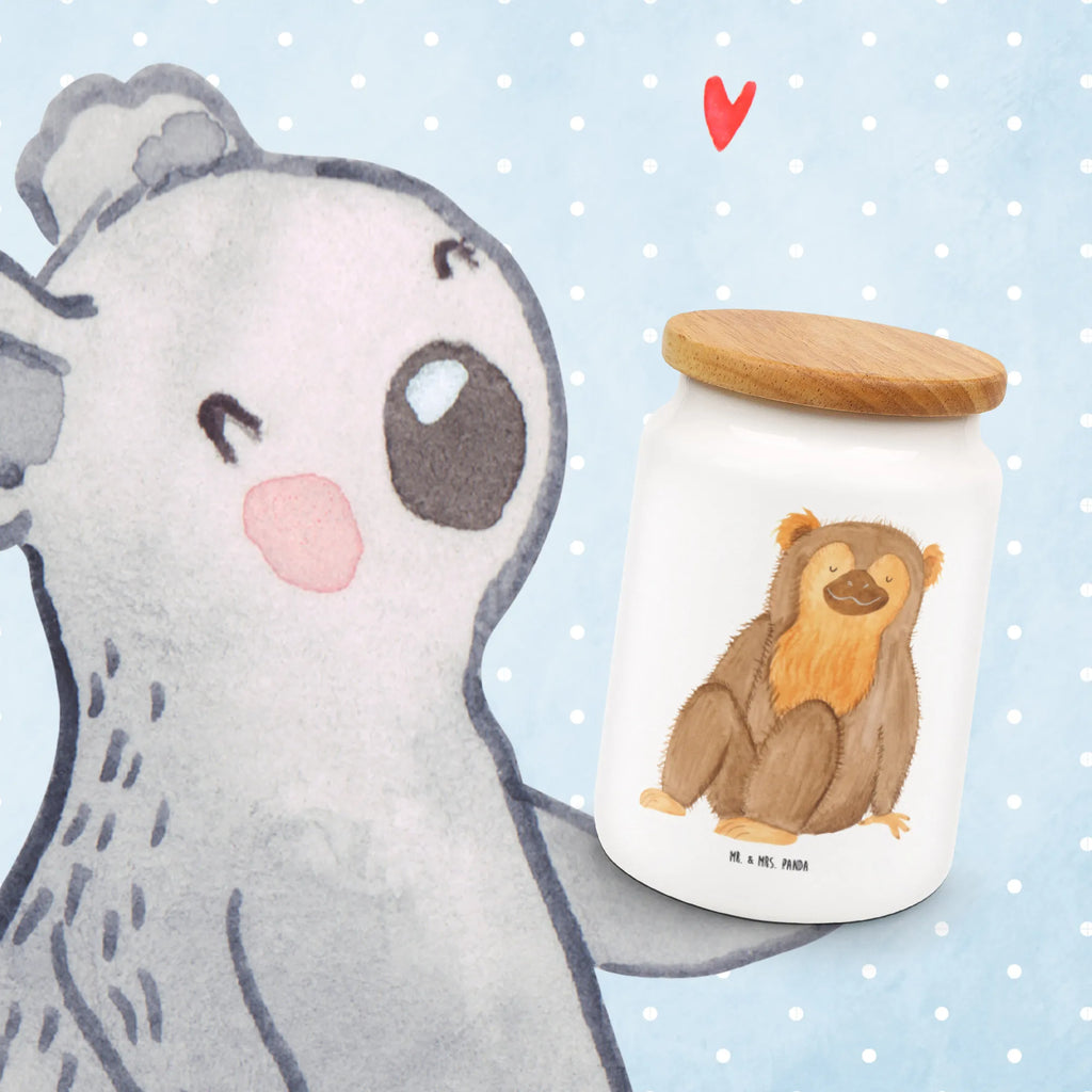 Storage jar Monkey treat jar, snack jar, cookie jar, kitchen storage solutions, food storage container, preservative jar, pantry storage, kitchen canister, canister, ceramic jar, bulk food storage, storage jar, airtight container, Africa, self-confidence, self-esteem, self-love, respect, motivation, monkeys, monkey, selfcare, love