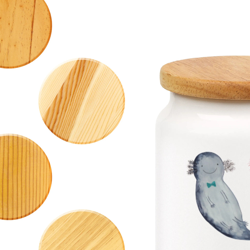 Storage jar axolotl Girlfriend preservative jar, kitchen storage solutions, storage jar, airtight container, food storage container, snack jar, kitchen canister, canister, ceramic jar, bulk food storage, pantry storage, cookie jar, treat jar, Axolotl, Axelotl, marine animals, Mexican walking fish, salamander, great love, anniversary, axolotl, fiancé, love, husband, friend, amphibian, tail, valentine's day, proof of love, axolot