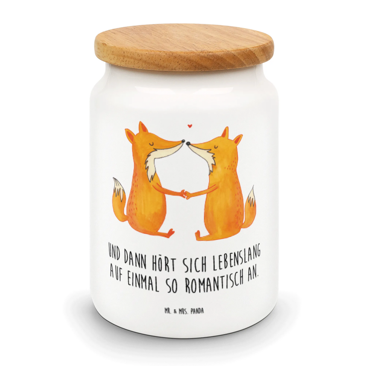 Storage jar foxes Love müslidose, aufbewahrungsbehälter, Dose, Snackdose, Vorratsbehälter, Lebensmittelbehälter, Keksdose, Biskuitdose, zuckerdose, vorratsbox, keramikdose, behälter, vorratsgefäß, leckerlidose, Frischhaltedose, bonbondose, Teedose, Aromadose, tee behälter, Aufbewahrungsdose, Kaffeedose, Vorratsdose, salzdose, gebäckdose, Fuchs, Verlobte, Ehe, Liebe, Ehefrau, Partner, Fox, Paar, Liebesbeweis, Ehemann, Füchse, Freund, Liebespaar, Freundin