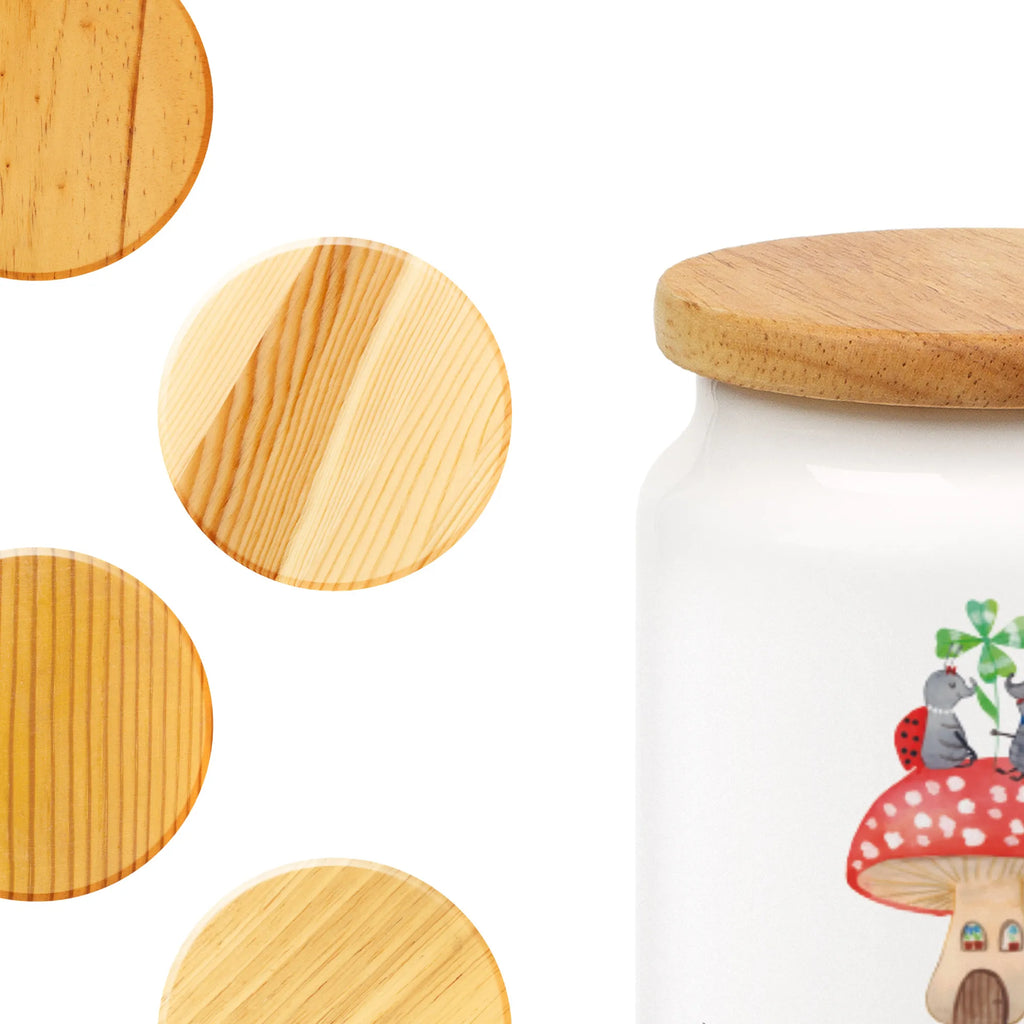 Storage jar ladybug toadstool cookie jar, kitchen storage solutions, kitchen canister, treat jar, canister, pantry storage, preservative jar, ceramic jar, bulk food storage, snack jar, food storage container, airtight container, storage jar, small animals, cute, funny, cute animal motives, hand drawn, small world, funny sayings, good mood, happy, gifts, gift ideas, special gifts, animal lover, card, flat, toadstool, house of fleshy fungi, ladybird, at home, house