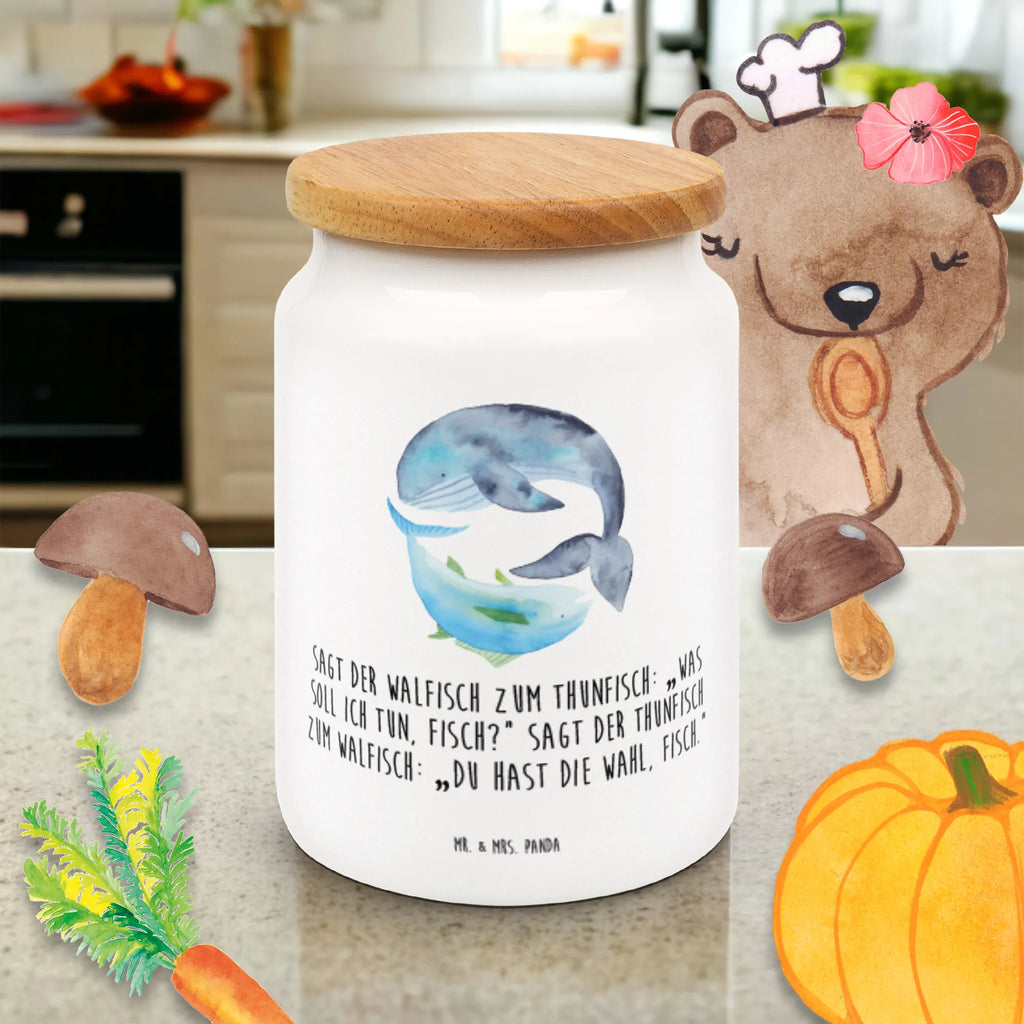 Pojemnik na żywność wieloryb tuńczyk Motywy zwierzęce, dobra energia, zabawne powiedzonka, zwierzęta