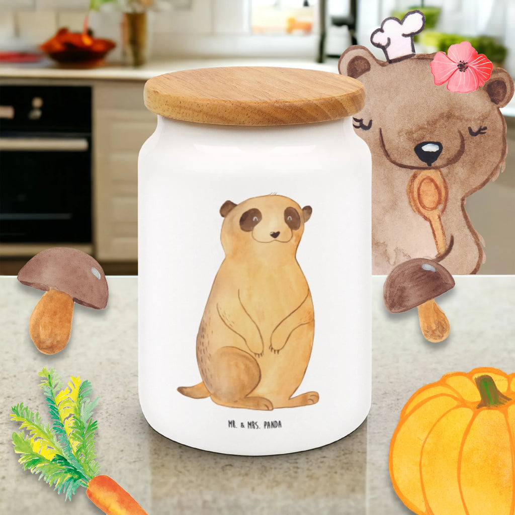 Storage jar Meerkat kitchen storage solutions, storage jar, canister, airtight container, bulk food storage, preservative jar, pantry storage, treat jar, cookie jar, snack jar, kitchen canister, food storage container, ceramic jar, Africa, Road trip, Travel, Traveling, Meerkat, Africa trip, World trip, Saying