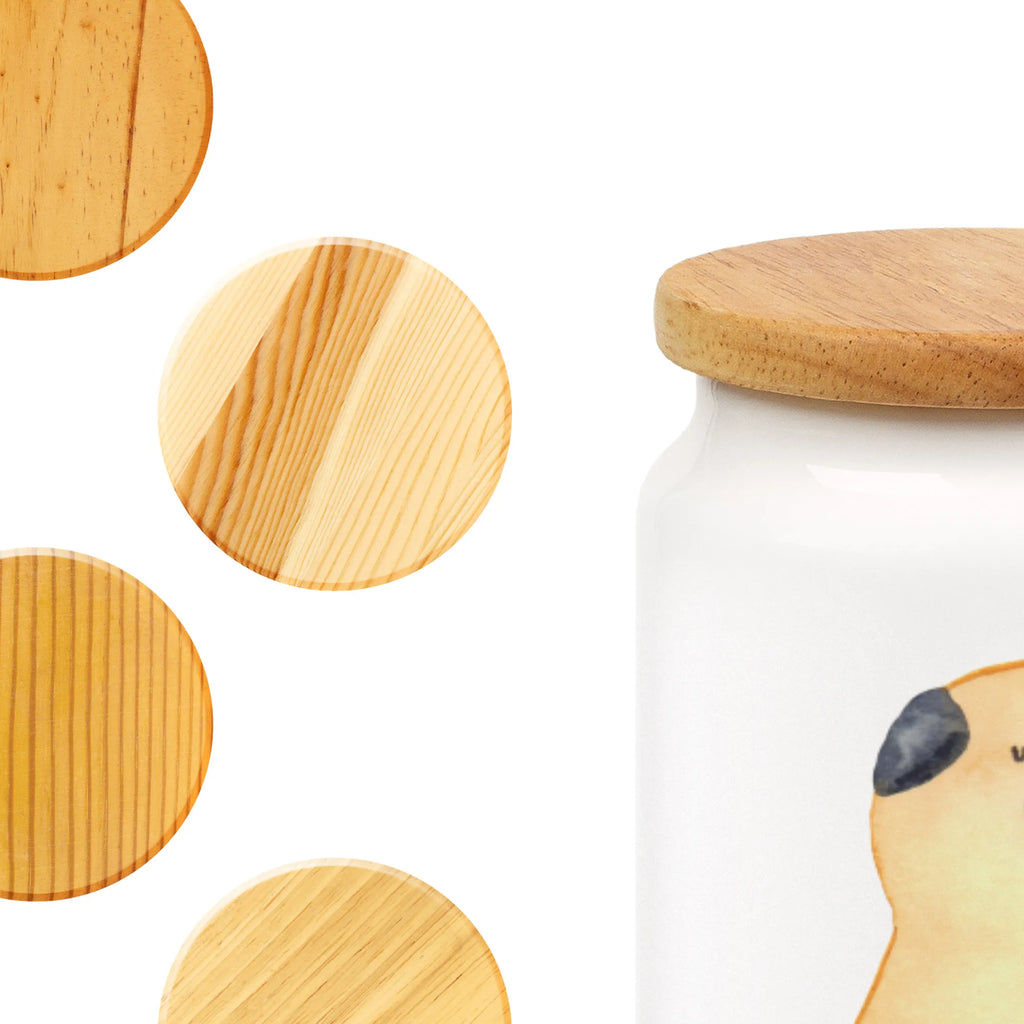 Pojemnik na żywność mops korona Pies, motyw psa, zwierzę domowe, rasa psa, miłośnik zwierząt, właściciel psa, powiedzenia