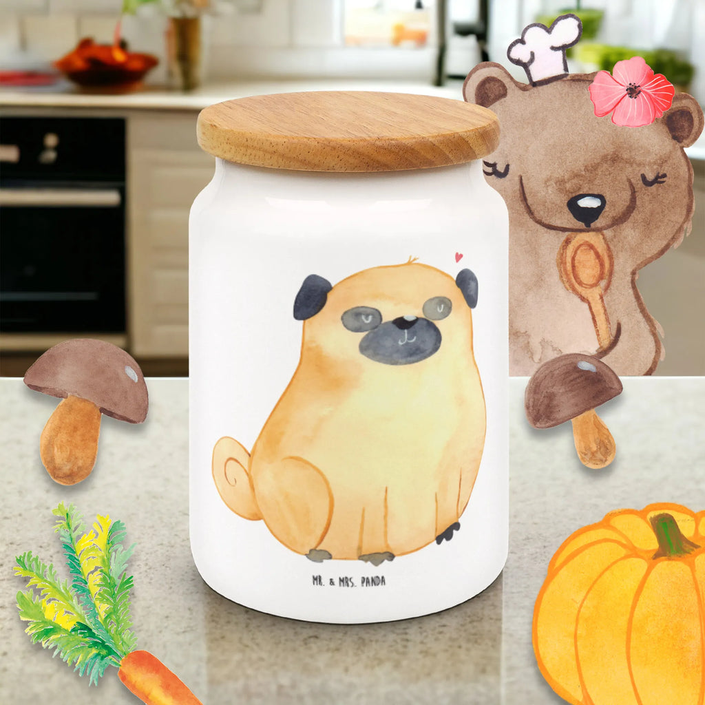 Storage jar Pug airtight container, preservative jar, snack jar, kitchen storage solutions, canister, pantry storage, treat jar, storage jar, cookie jar, ceramic jar, food storage container, kitchen canister, bulk food storage, dog, mutt, hound, woof, dog mama, dog breed, love dogs, love for dogs, dog decorative items, bag with dog print, funny gifts for dog owners, what do you give a dog lover, Christmas gifts for dogs, gifts for dogs, dog sayings, dog love, Pug, love