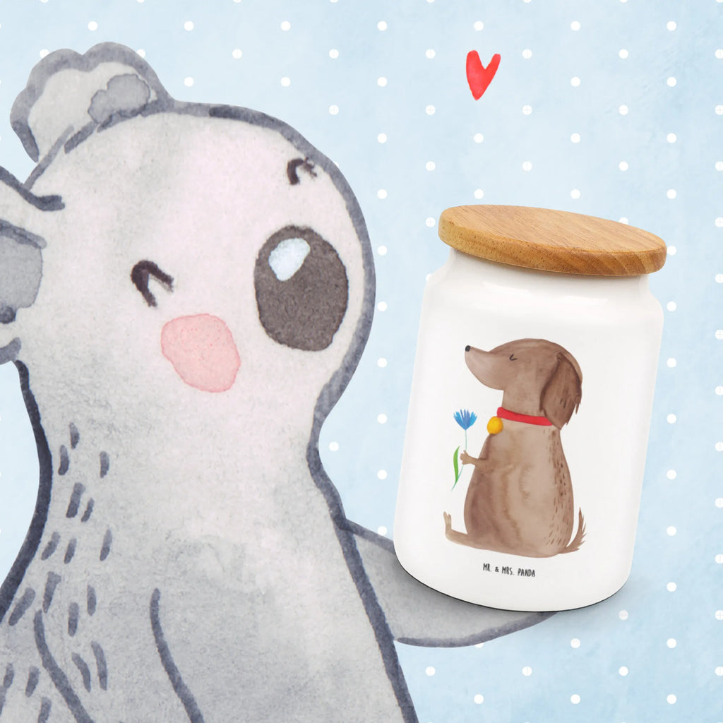 Pojemnik na żywność pies kwiat Pies, motyw psa, zwierzę domowe, rasa psa, miłośnik zwierząt, właściciel psa, powiedzenia