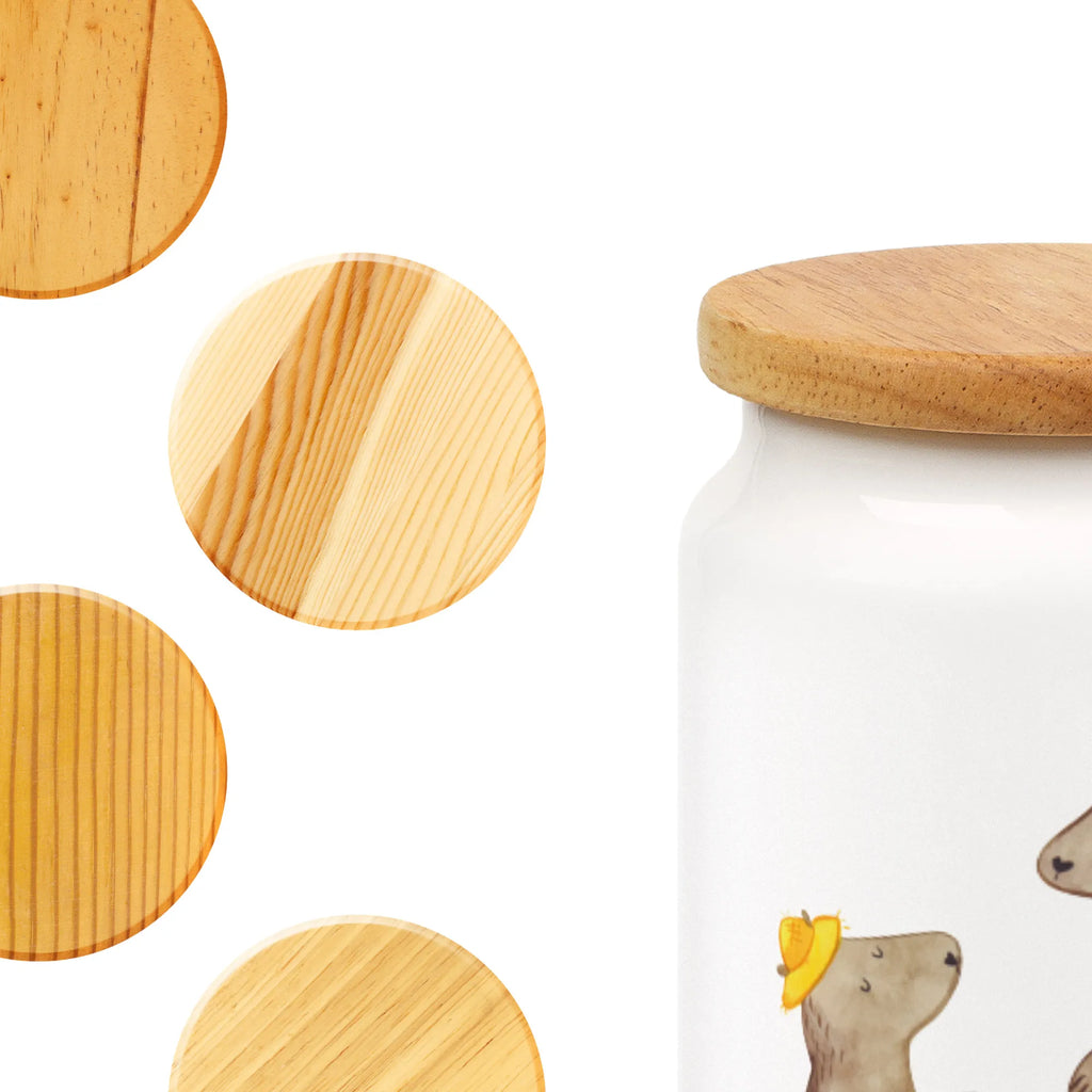 Pojemnik na żywność Niedźwiedzie z kapeluszami Rodzina, Dzień Ojca, Dzień Matki, brat, siostra, mama, tata, babcia, dziadek