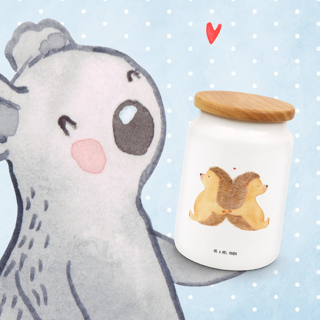 Pojemnik na żywność Jeże trzymające się za łapki Miłość, partner, przyjaciel, przyjaciółka, mąż, żona, wesele, zaręczyny, prośba o rękę, prezent miłosny, rocznica, dzień ślubu