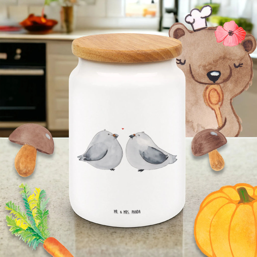 Storage jar Turtledoves in love cookie jar, ceramic jar, kitchen canister, treat jar, kitchen storage solutions, preservative jar, pantry storage, bulk food storage, snack jar, airtight container, food storage container, storage jar, canister, Love, Loving, Two, Together, Marriage, Engagement, Proposal of marriage, Love gift, gift for her, gift for him, anniversary gift, Doves, In love, Gift Friend, Married, Gift Wedding, Girlfriend, Gift Girlfriend, Turtledove, Anniversary, Wedding anniversary, Friend, Proof of love, Partner, Turtle doves, Engaged