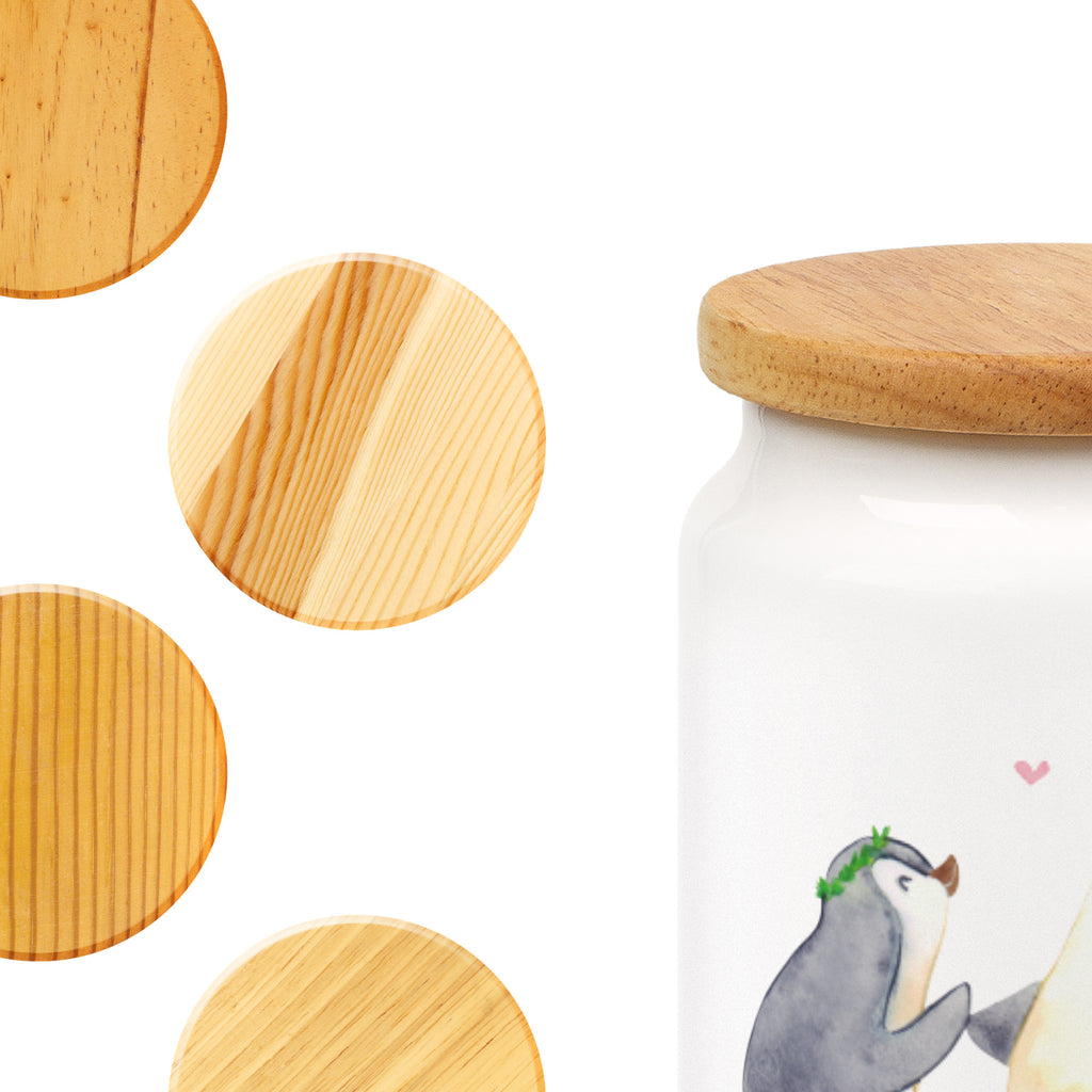 Storage jar Penguin with child zuckerdose, tee behälter, müslidose, Teedose, bonbondose, Aufbewahrungsdose Mit Deckel, Frischhaltedose, Dose, leckerlidose, Aufbewahrungsdosen, Vorratsdosen, Vorratsdose Mit Deckel, keramikdose, Aufbewahrungsdose, Frischhaltedosen, gebäckdose, Frischhaltedose Mit Deckel, Vorratsbehälter, Lebensmittelbehälter, keksdosen, aufbewahrungsbehälter, Keksdose, Kaffeedose, leckerlidosen, Vorratsglas, Vorratsdose, Muttertag, Vatertag, Mama, Papa, Oma, Opa, Familie, Schwester, Bruder, Mami, Geschenk, Mutter, Mutti, Geburststag