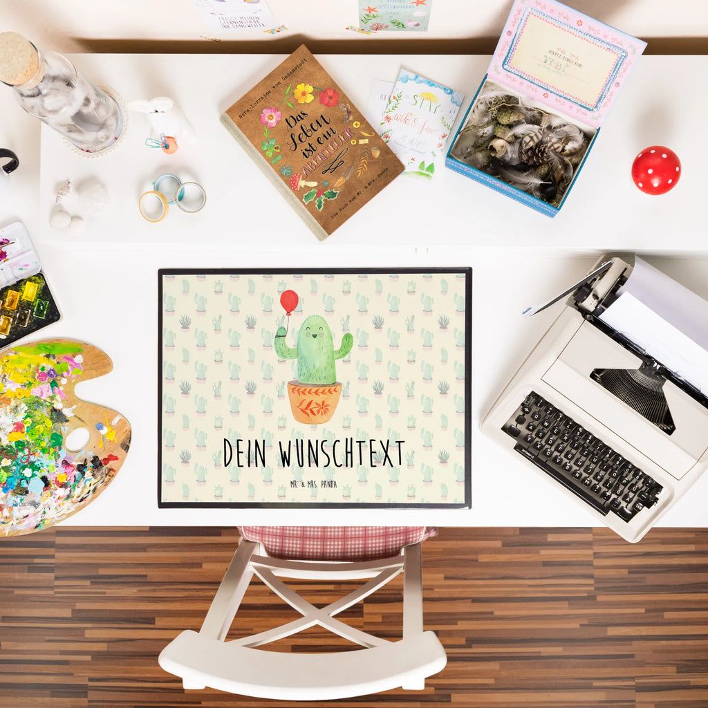 Personalised desk pad cactus balloon Personalisierte Schreibtisch Unterlagen, Schreibtisch Unterlagen mit Namen, Personalisierte Schreibunterlage, Namenspersonalisierung, Personalisierte Schreibtischauflage, Selbst gestalten, Namensaufdruck, Schreibtischauflage mit Namen, Schreibunterlage mit Namen, Kaktus, Kakteen, Freund, Büro, Freundin, Luftballon, Ausbildung, Neustart, Büroalltag, Prüfung, Stress, Freude