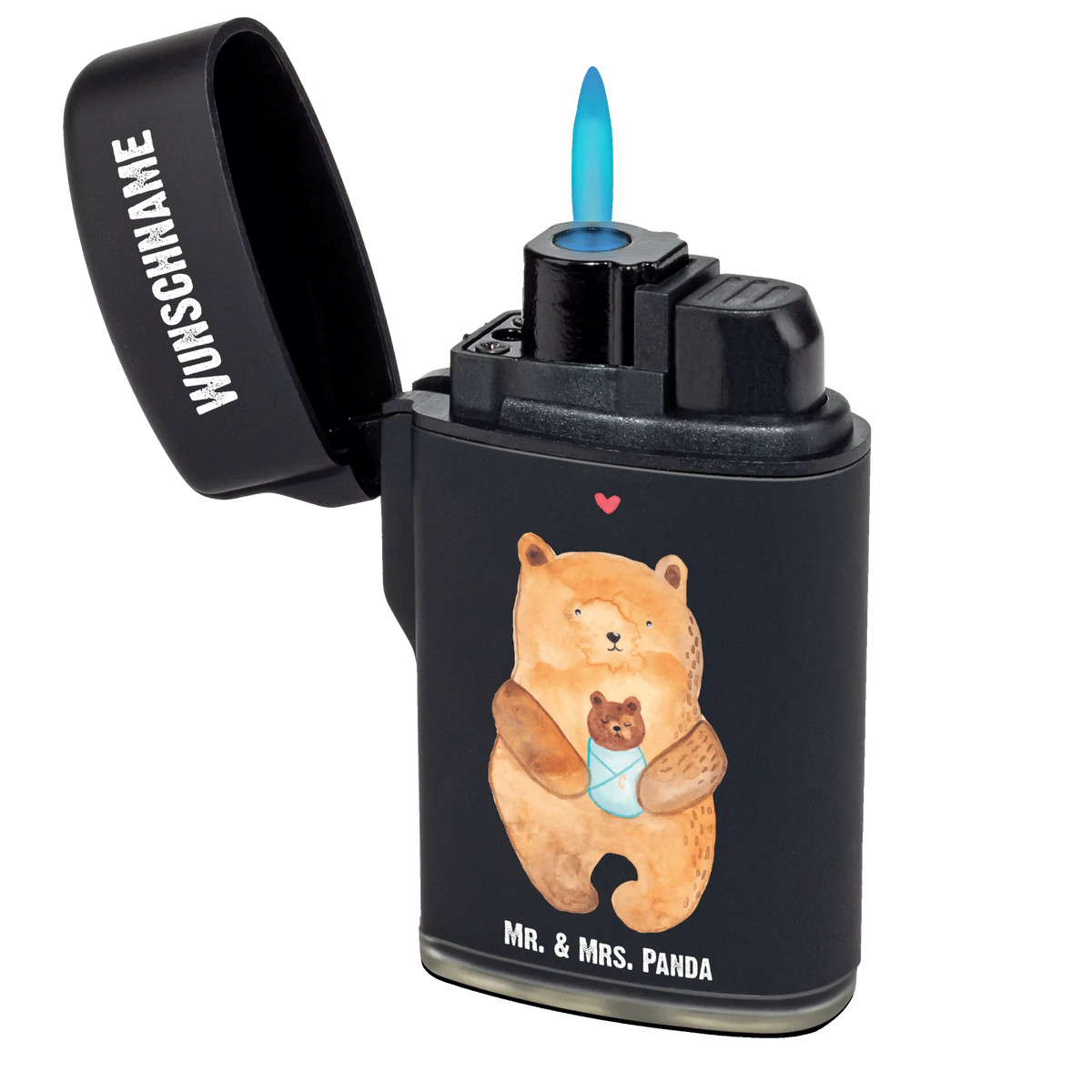 Personalised lighter bear infant Personalisiertes Feuerzeug, Feuerzeug mit Name, Personalisierbares Feuerzeug, Gasfeuerzeug personalisiert, Feuerzeug Personalisiert, Individuelles Feuerzeug, Teddy, Bär, Teddybär, Enkelin, Eltern, Nichte, Enkel, Täufling, Geburt, Geburtstag, Baby, Glückwunsch, Taufe, Neffe, Mutter