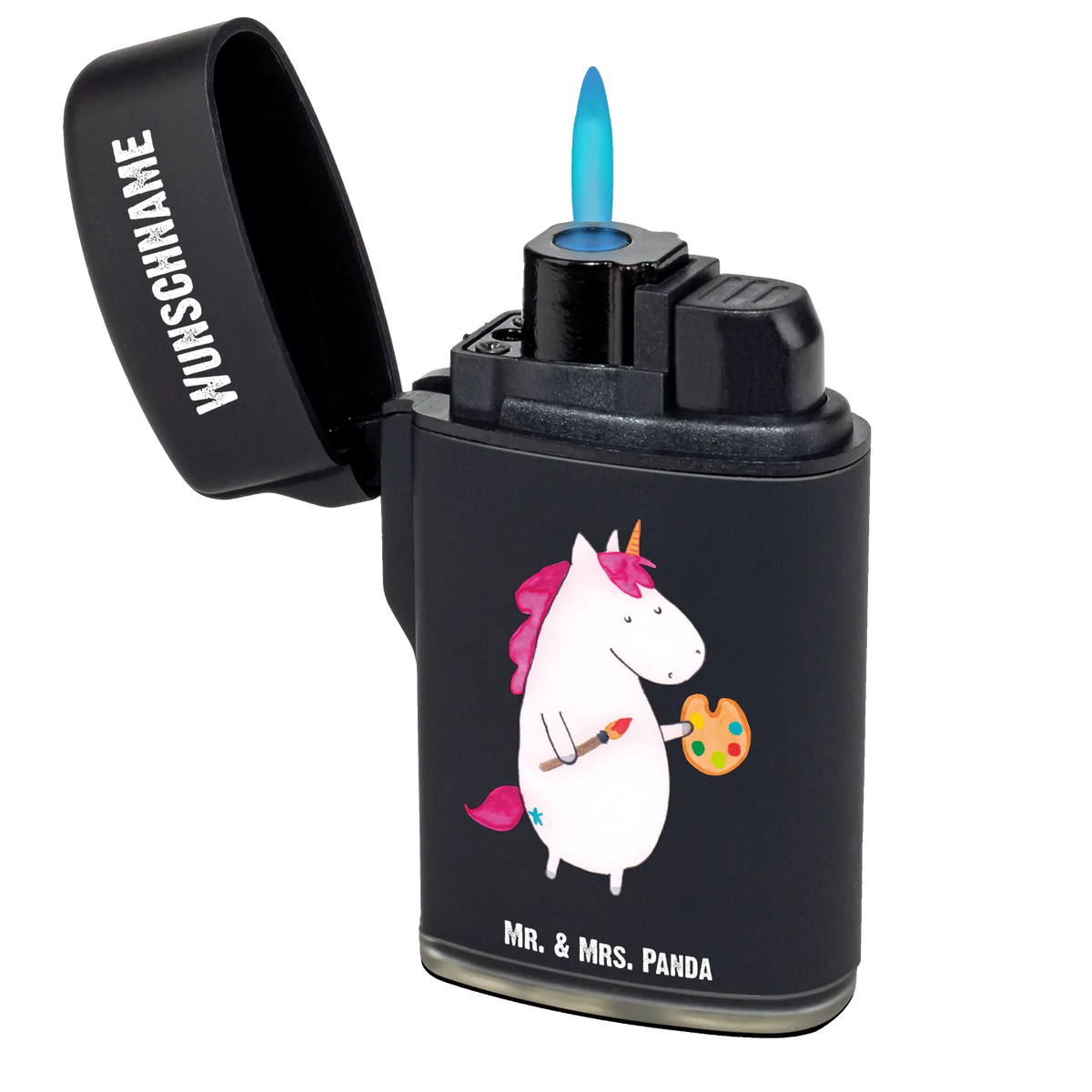 Personalised lighter unicorn Artist Personalisierbares Feuerzeug, Feuerzeug Personalisiert, Personalisiertes Feuerzeug, Gasfeuerzeug personalisiert, Individuelles Feuerzeug, Feuerzeug mit Name, Unicorn, Einhorn, Einhörner, Einhorn Deko, Welt, Geschenk, Malen, Künstler, Maler, Zeichnen, Artist, Englisch, Stift, Farbe, Pinsel