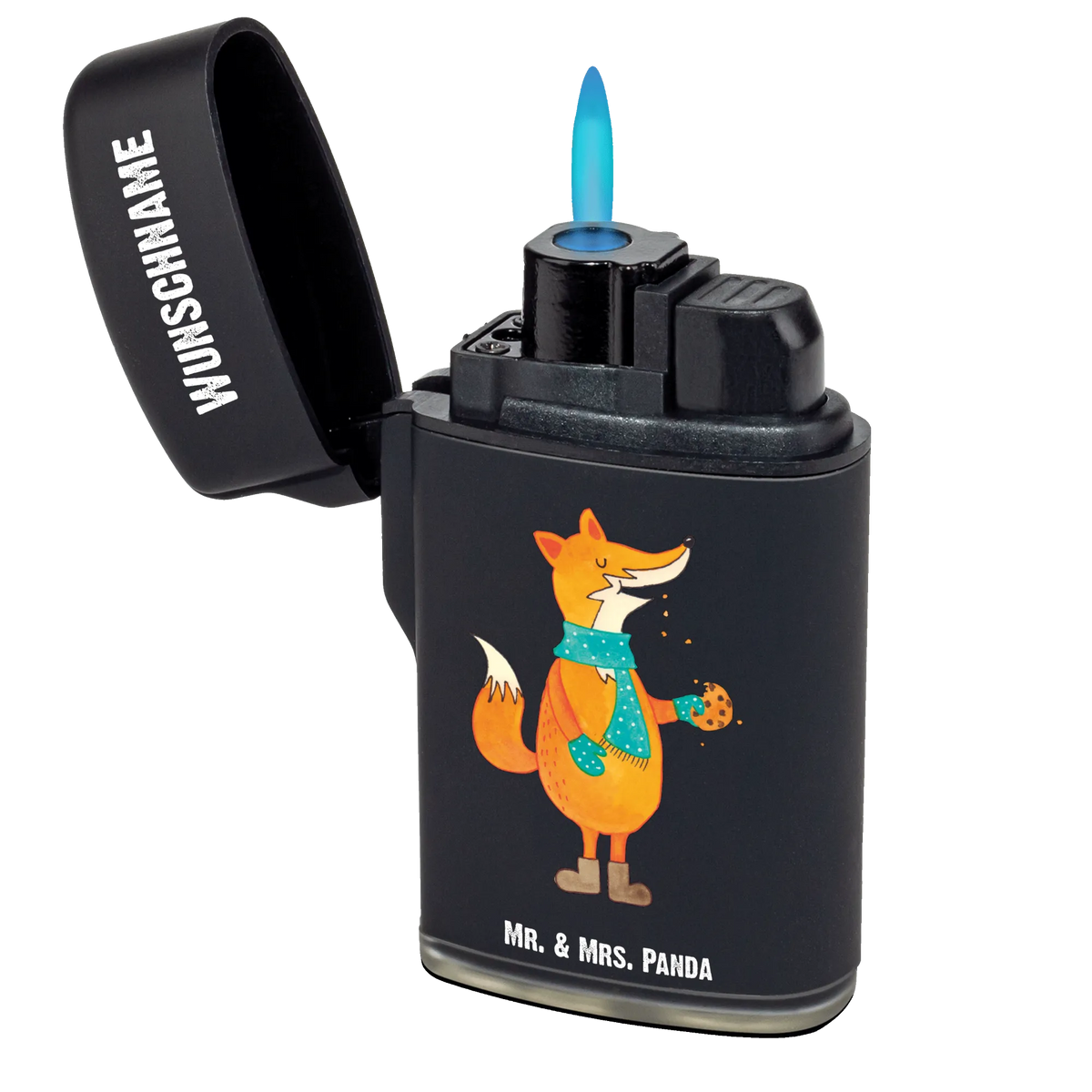 Personalised lighter Fox biscuit Gasfeuerzeug personalisiert, Feuerzeug mit Name, Personalisiertes Feuerzeug, Feuerzeug Personalisiert, Personalisierbares Feuerzeug, Individuelles Feuerzeug, Fuchs, Kekse, Küche Deko, Liebe, Winter, Backen Spruch, Füchse, Plätzchen, Weihnachtszeit